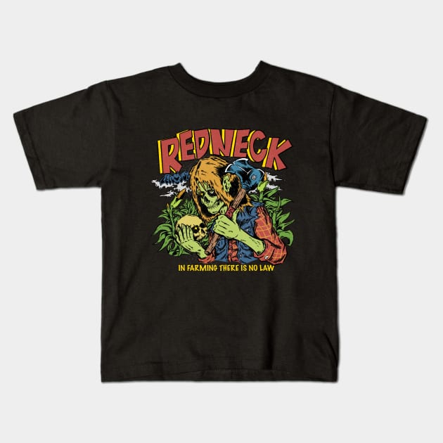 REDNECK Kids T-Shirt by Lucifuge Std